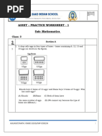 ASSET Practice Questions Class 5 Set-1 | PDF