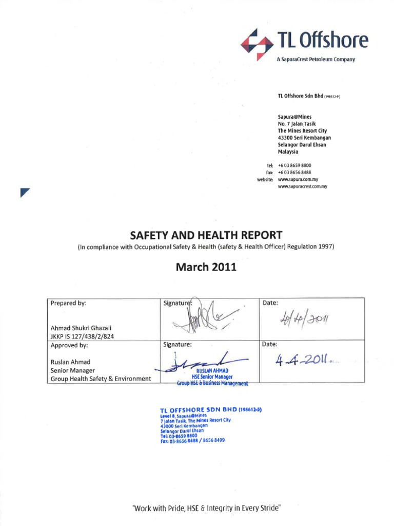 01. March SHO Monthly Report  Safety  Occupational 