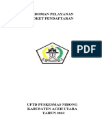 Pedoman Pelayanan Loket Pendaftaran