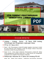 Materi Izin Penyimpanan LImbah B3