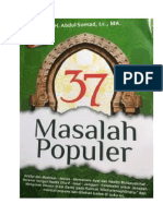 37 Masalah Populer Karya Ustadz Abdul Somad