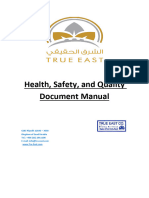 True East Mining Company - Health, Safety, and Quality Document Manual