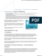 BFS - UV-C-Strahlung Zur Desinfektion