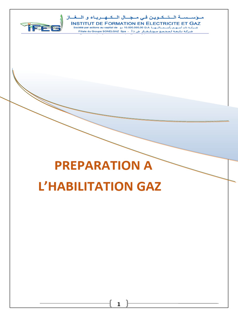 Préparation À L'habilitation Gaz | PDF