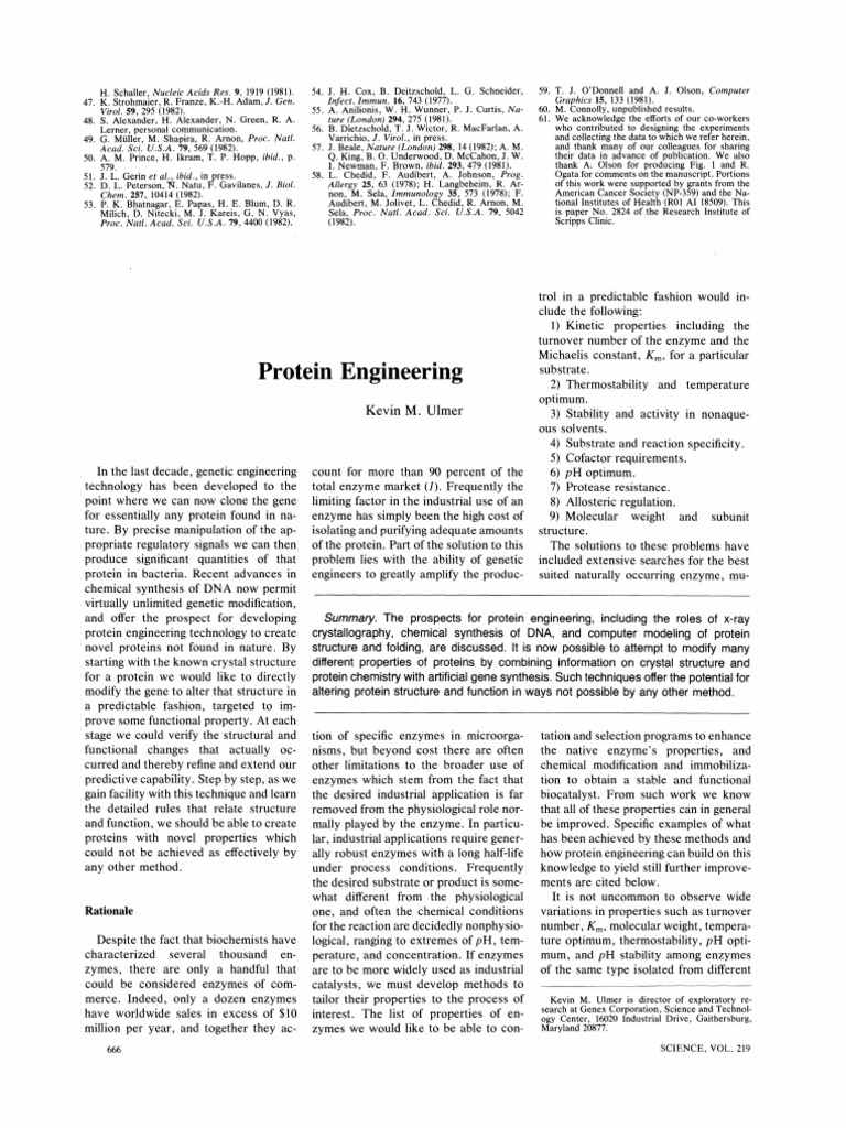 Protein Engineering PDF