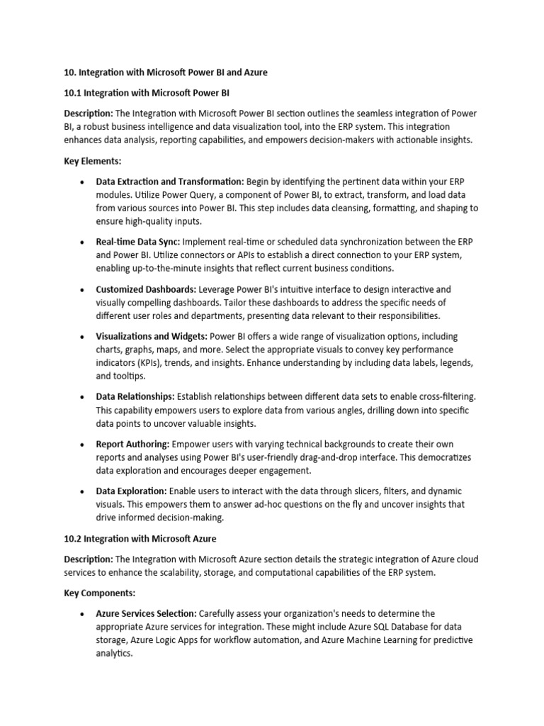 Power Bi And Azure Pdf Microsoft Azure Enterprise Resource Planning