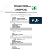 Daftar Tindakan Yang Membarikan Inform Concern