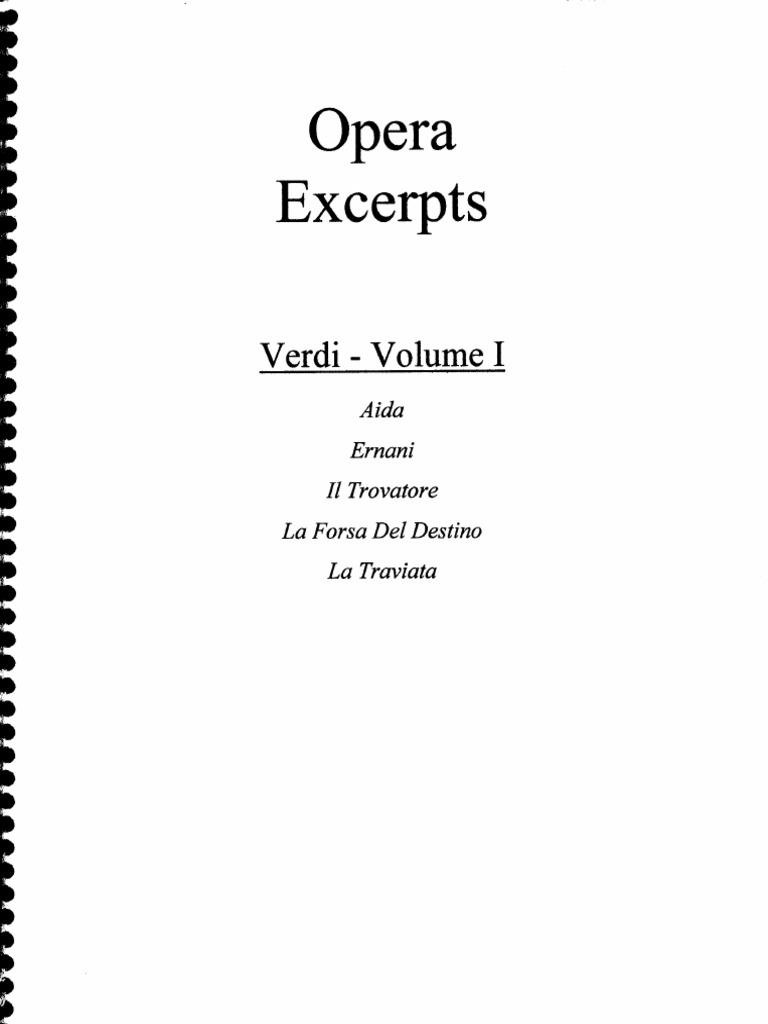 Opera Volume I | PDF