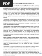 Matenha o Olho Singelo