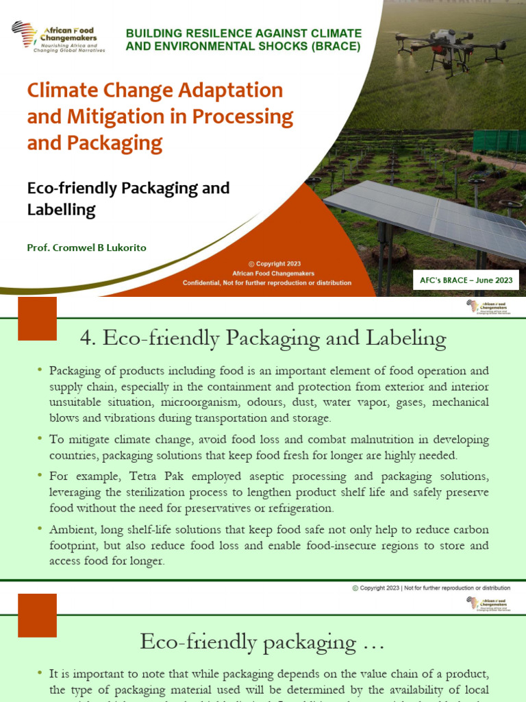 Ecofriendly Packaging and Labelling PDF