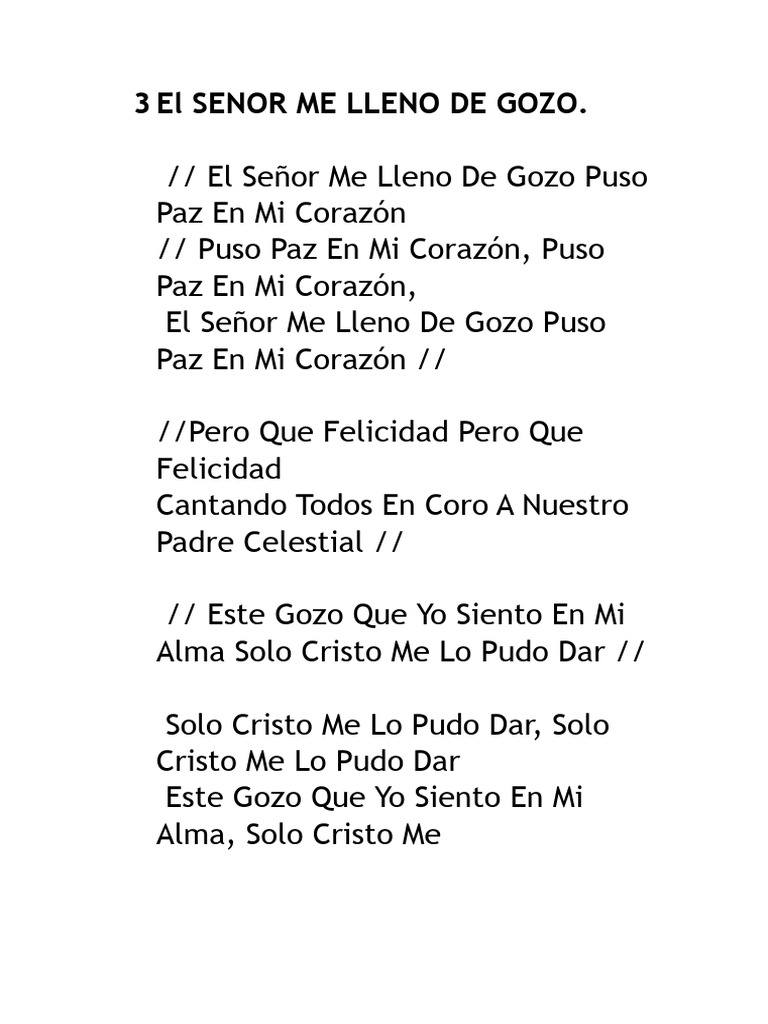 Me Lleno De Gozo Pdf