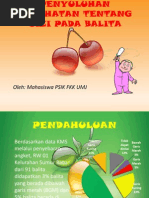 Download Ppt Gizi Balita by ayumufua SN67463352 doc pdf