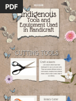 Indigenous Tools and Equipment