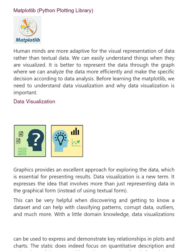 1 Python Matplotlib | PDF