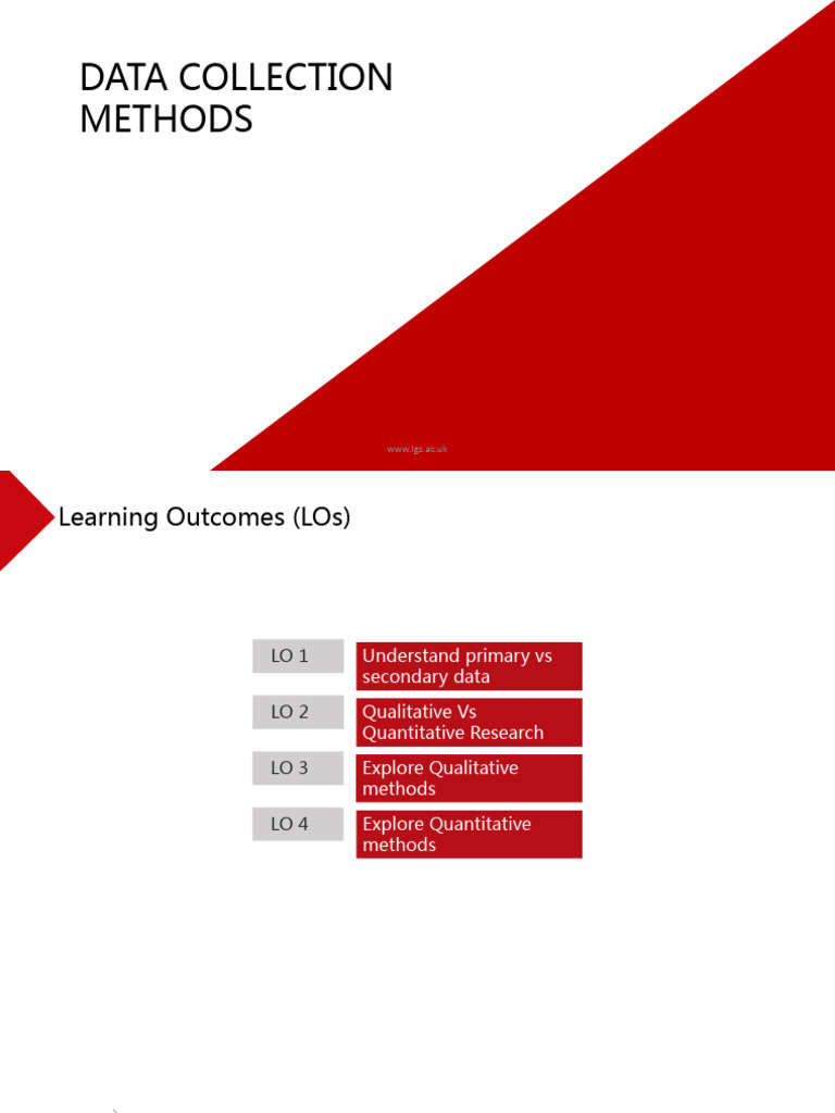Data collection methods pdf