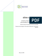 SEGURANÇA DO PACIENTE - CRITÉRIOS NACIONAIS DE IRAS SÍTIO CIRÚRGICO (2009)