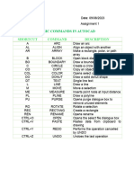 Autocad Assignment