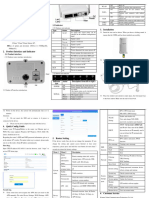YEACOMM P11K User Manual: 1. Main Technology Parameters