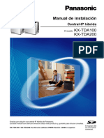 KX TDA100 KX TDA200 Central IP Hibrida Manual de Instalacion MPR 5