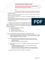 Modificaciones: Ampliación Y Cambios de Grupo: 1. Avisos Importantes