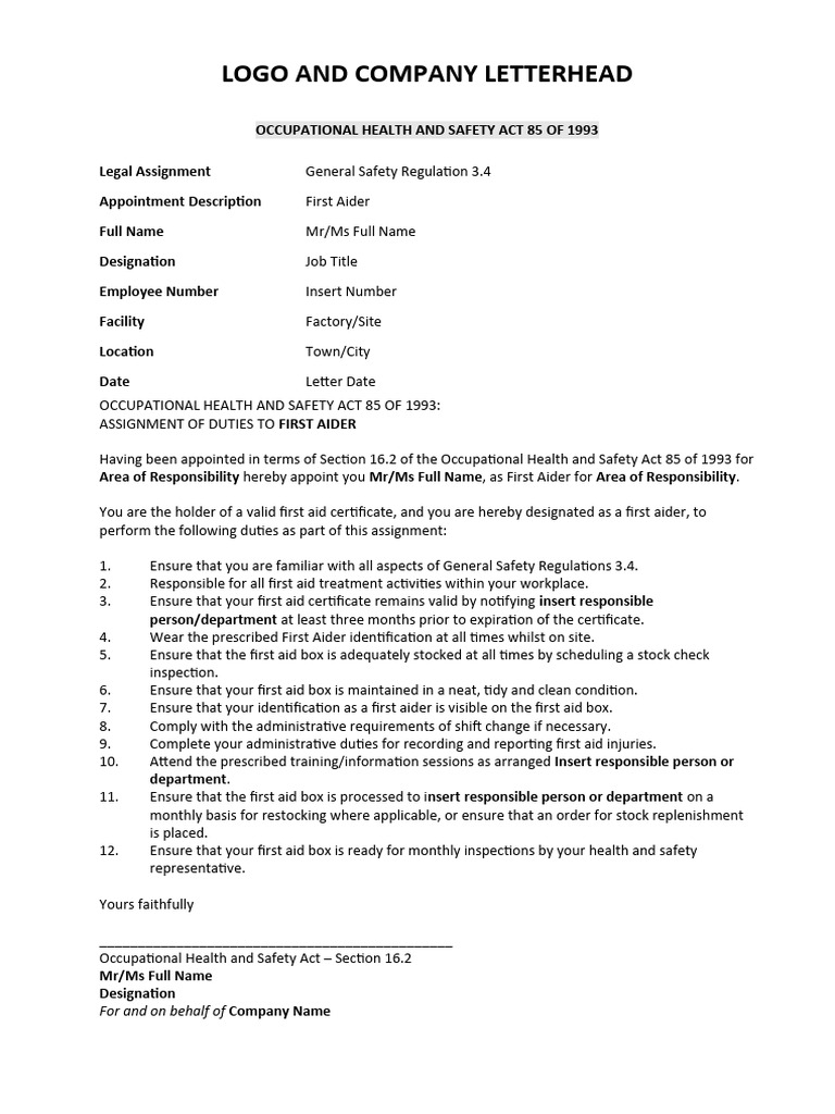 GSR3.4 First Aider PDF