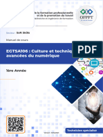 Manuel de Cours Culture Et Techniques Avancees Du Numerique 1ere Annee