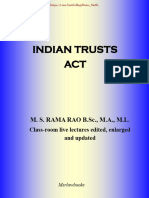 Indian Trusts Act Rama Rao Notes
