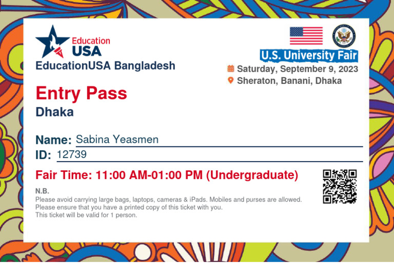 Registration Ticket PDF