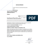 Carta de Autorizacion