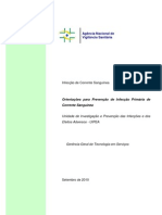 SEGURANÇA DO PACIENTE - CRITÉRIOS NACIONAIS DE IRAS CORRENTE SANGUINEA (2010)