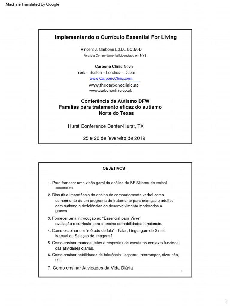 Implementando o Currículo Essential For Living PDF