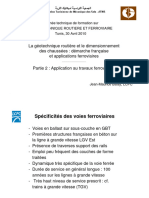 La Géotechnique Routière Et Le Dimensionnement Des Chaussées: Démarche Française Et Applications Ferroviaires