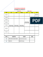 Horarios Antropología 2023 Ii 5T0 Año Ciclo 10