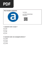 Codes Amadeus | PDF | Aviation | Compagnies aériennes