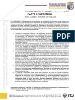 Carta Compromiso - Matrícula 2022-2023