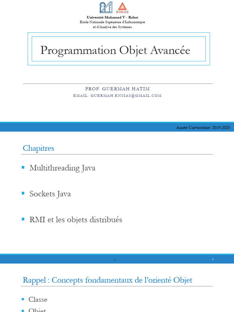 Multithreading en Java: Concepts et Applications | PDF | Thread ...