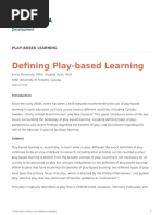 Defining Play-Based Learning