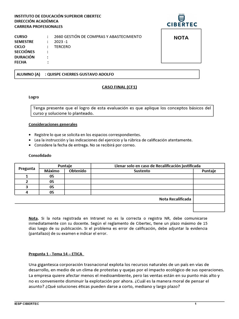 Gestión de Compras y Abastecimiento 2023 | PDF | Informática