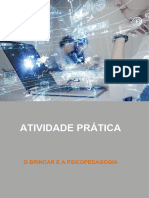 Modelo O Brincar e A Psicopedagogia