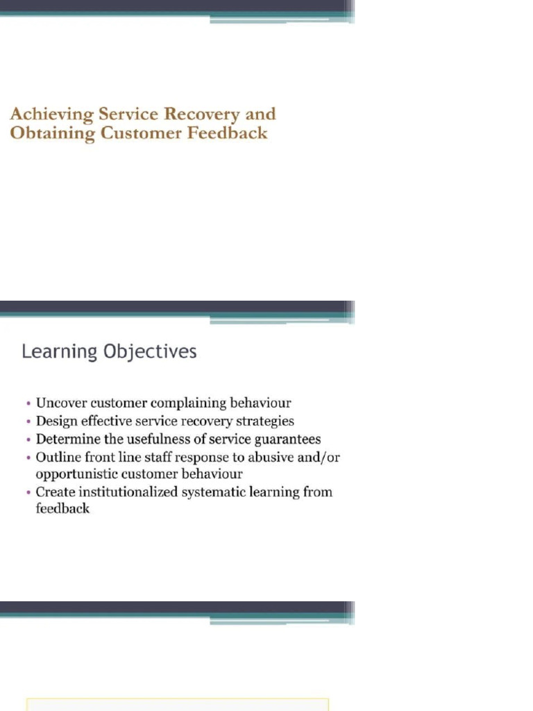 Service Failure Recovery | PDF