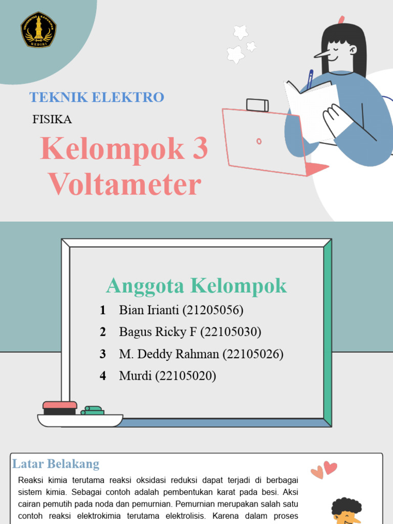 Kelompok 3 (Voltameter) | PDF | Sains & Matematika | Teknologi & Rekayasa