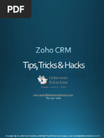 Zoho CRM Tips, Tricks & Hacks Prepared by Alderbest Solutions