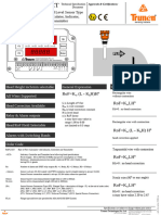 Capacitance Head Level Sensor Type Rate of Flow Calculator, Indicator, Controller, and Transmitter