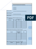 Formatos Vacios Excel