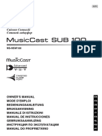 MusicCast SUB 100