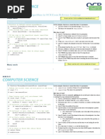 Guide To Searching and Sorting Algorithms in Ocr Exam Reference Language