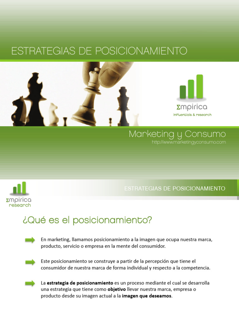 8 Estrategias de Posicionamiento | PDF