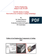 Surface Engg. (Unit-III-Surface Coatings Part-I)