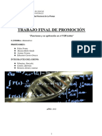 TF Matemática Grupo 8