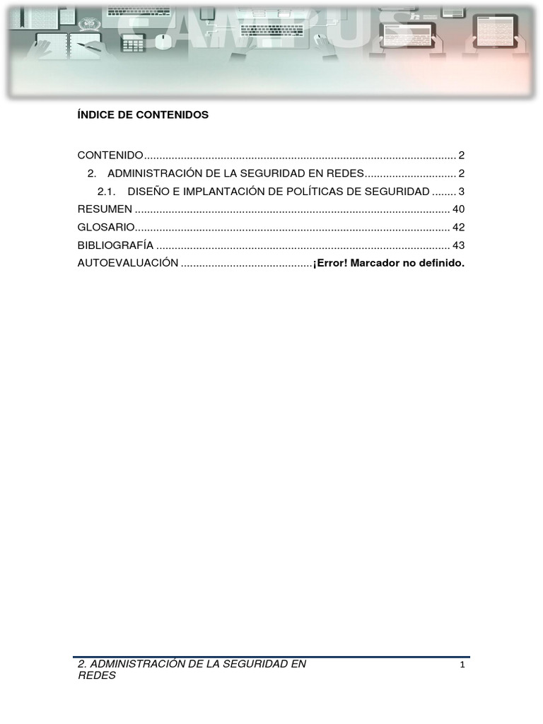 Administración de Seguridad en Redes | PDF